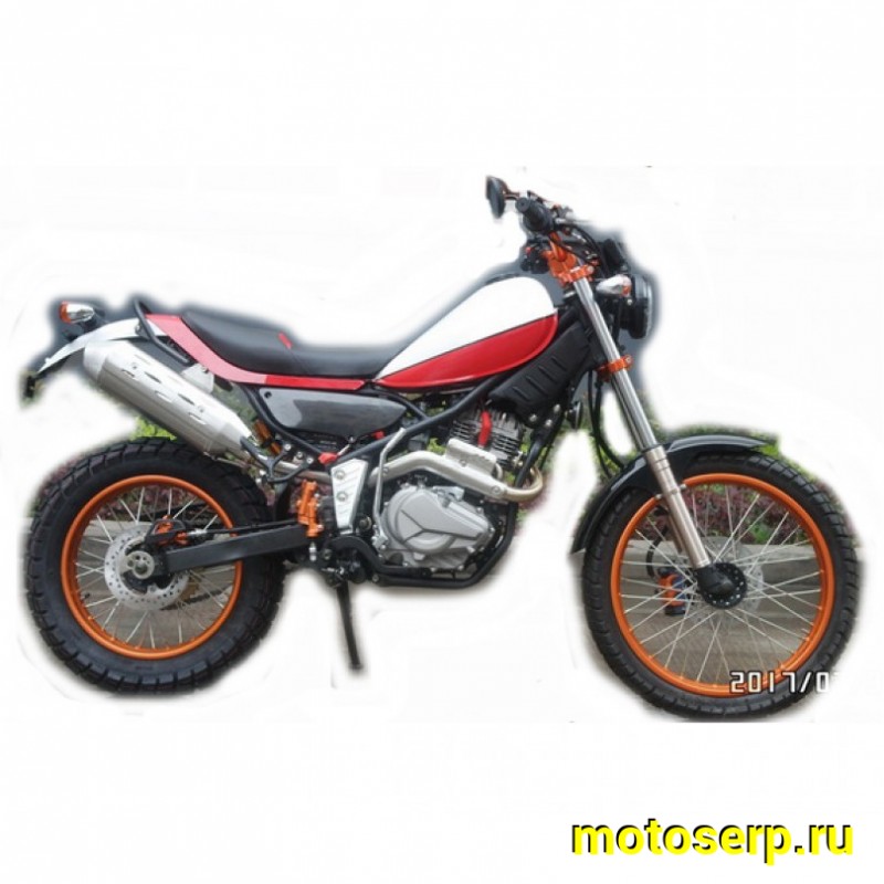 Купить  ====Мотоцикл ММ THUNDER 200 (модернизированная реплика Ямаха Трикер), CBB200, (с ПТС) диск/диск, 19/16" (шт) купить с доставкой по Москве и России, цена, технические характеристики, комплектация фото  - motoserp.ru