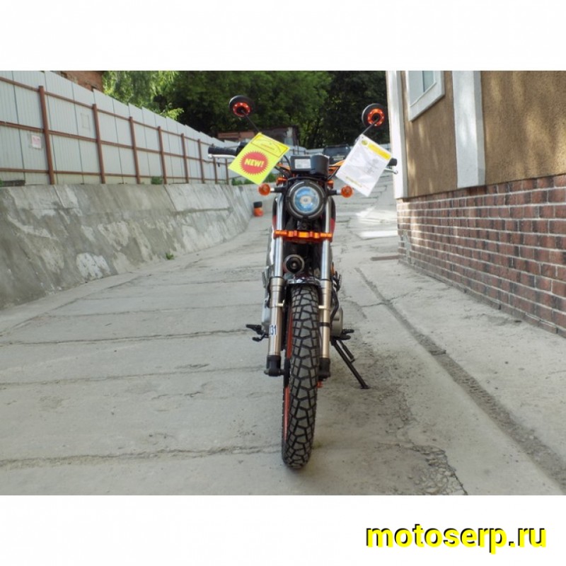 Купить  ====Мотоцикл ММ THUNDER 200 (модернизированная реплика Ямаха Трикер), CBB200, (с ПТС) диск/диск, 19/16" (шт) купить с доставкой по Москве и России, цена, технические характеристики, комплектация фото  - motoserp.ru