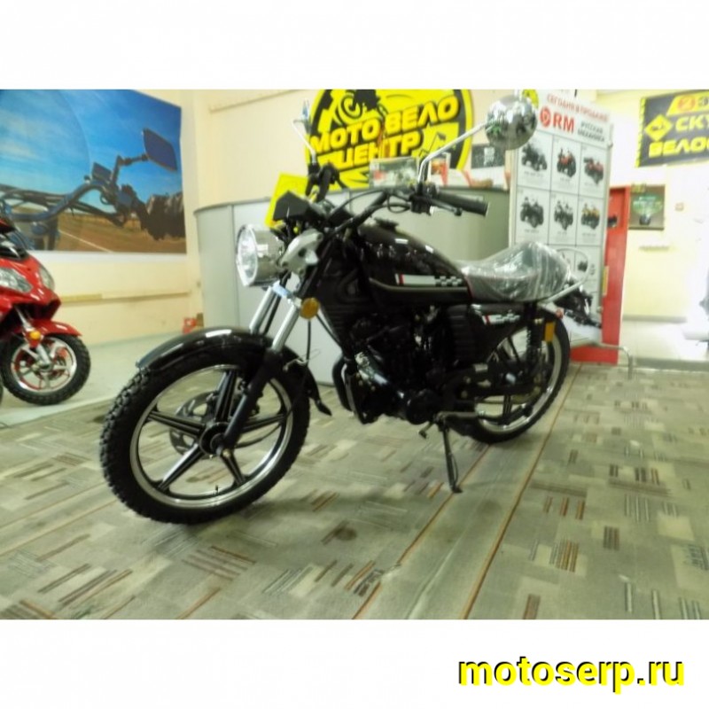 Купить  ====Мотоцикл ММ VENTURE (кафе рейсер) 200cc, CBB200, (с ПТС) с баланс. валом, 4так; 2.75-18" / 100/90-18", диодная светотехника (шт) купить с доставкой по Москве и России, цена, технические характеристики, комплектация фото  - motoserp.ru