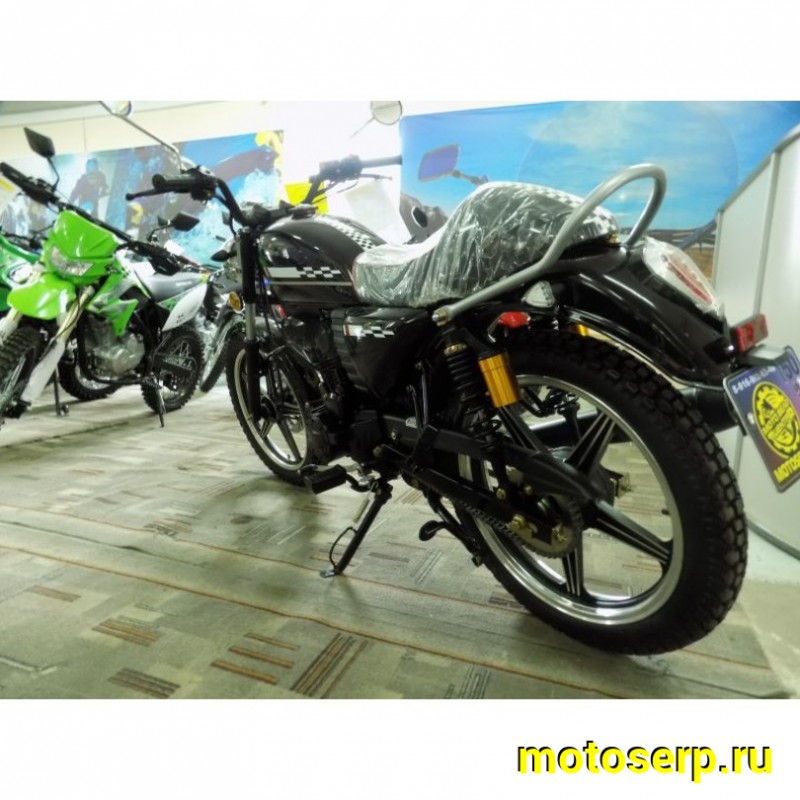 Купить  ====Мотоцикл ММ VENTURE (кафе рейсер) 200cc, CBB200, (с ПТС) с баланс. валом, 4так; 2.75-18" / 100/90-18", диодная светотехника (шт) купить с доставкой по Москве и России, цена, технические характеристики, комплектация фото  - motoserp.ru