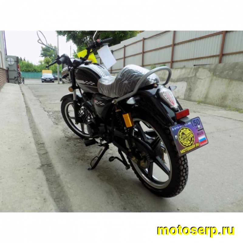 Купить  ====Мотоцикл ММ VENTURE (кафе рейсер) 200cc, CBB200, (с ПТС) с баланс. валом, 4так; 2.75-18" / 100/90-18", диодная светотехника (шт) купить с доставкой по Москве и России, цена, технические характеристики, комплектация фото  - motoserp.ru