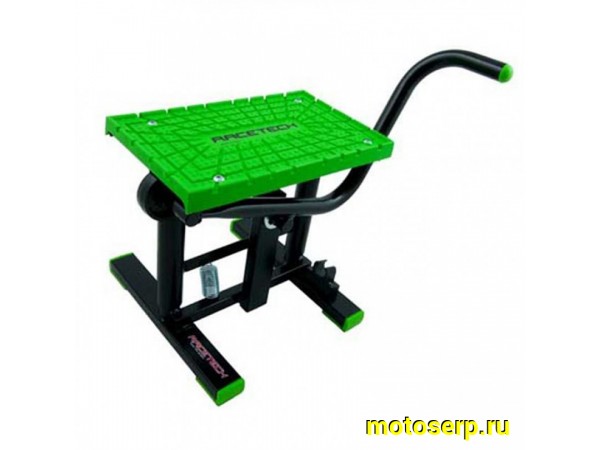 Купить  Подставка (подъемник) для кроссового мотоцикла с лифтом R-Tech зеленая (шт) (SM 040296-803-5384 купить с доставкой по Москве и России, цена, технические характеристики, комплектация фото  - motoserp.ru