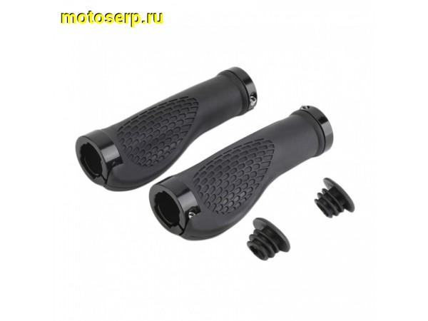 Купить  Грипсы (ручки, резинки) на руль 130 мм анатомические металл кольцо черные Вело (пар)  (MT D-1388 (ML 6066 купить с доставкой по Москве и России, цена, технические характеристики, комплектация фото  - motoserp.ru