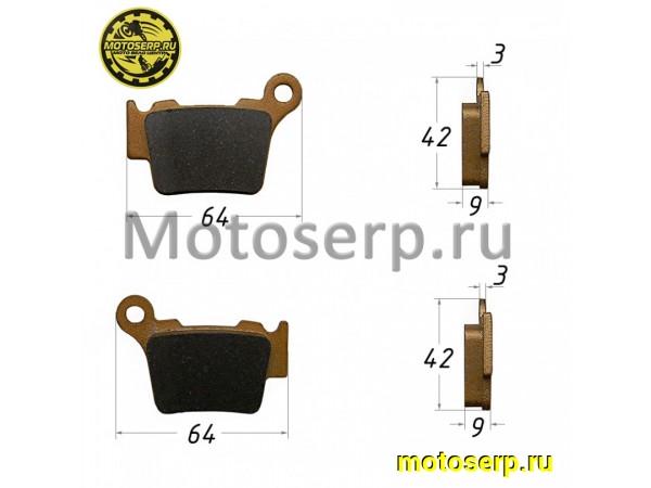 Купить  Колодки тормозные FA368TT, VD 997JL, KTM EXC 250; Husqvarna TE 250, GR7 задние (пар) (Лепилкин купить с доставкой по Москве и России, цена, технические характеристики, комплектация фото  - motoserp.ru