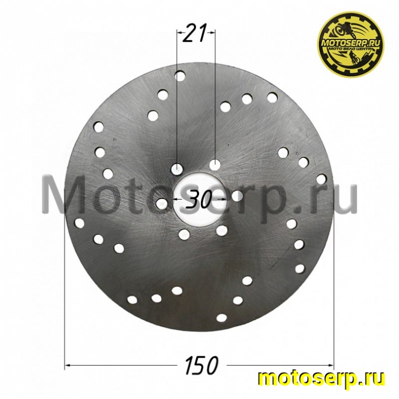 Купить  Диск тормозной задний (150x30) (отв:6x21) BEETLE, DINGO (шт) (Мир 30907 (Мир 31038 купить с доставкой по Москве и России, цена, технические характеристики, комплектация фото  - motoserp.ru