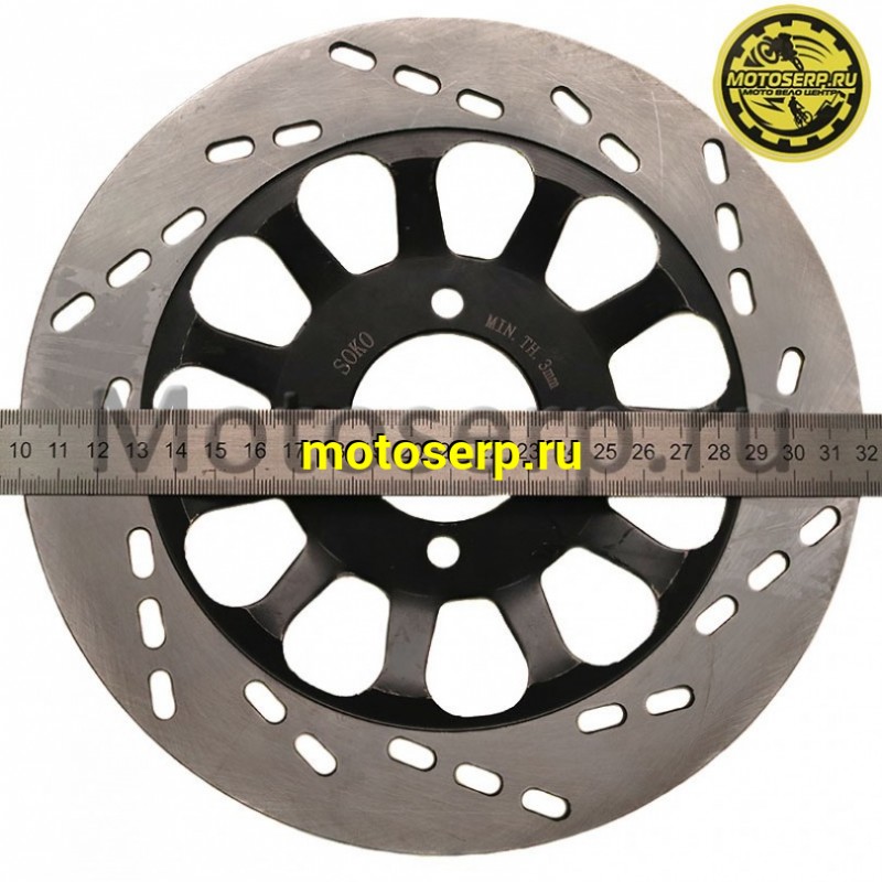 Купить  Диск тормозной задний (220x50) (отв:4x47) SAGA, TRAMP (шт) (Мир 31274 (Мир 31360 купить с доставкой по Москве и России, цена, технические характеристики, комплектация фото  - motoserp.ru