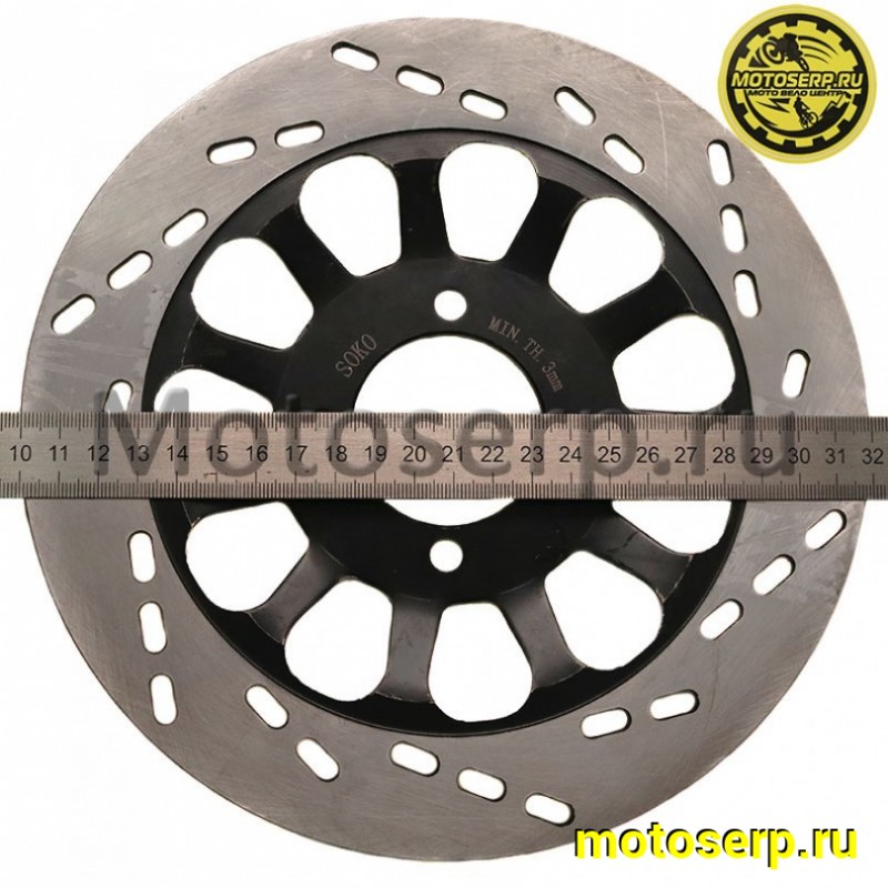 Купить  Диск тормозной задний (220x50) (отв:4x47) SAGA, TRAMP (шт) (Мир 31274 (Мир 31360 купить с доставкой по Москве и России, цена, технические характеристики, комплектация фото  - motoserp.ru