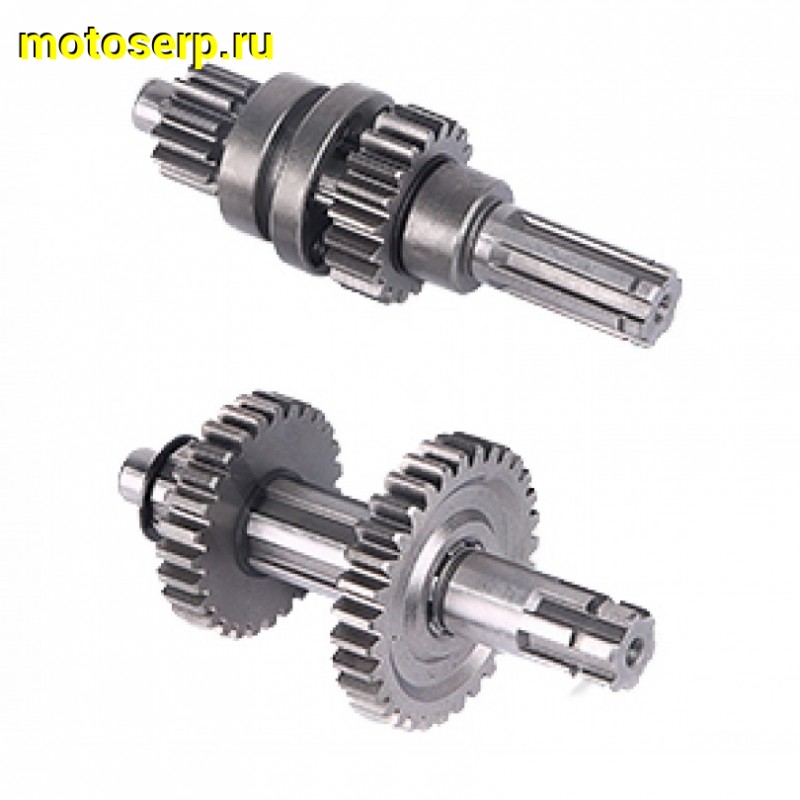 Купить  Коробка передач (вал ведом + вал ведущ) в сб. 139FMB,147FMH,152FMH; ATV50-110, T125 (реверс, 1+1) (ком) (Rockot RM-427462 купить с доставкой по Москве и России, цена, технические характеристики, комплектация фото  - motoserp.ru