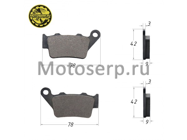 Купить  Колодки тормозные диск BAJAJ AS200, NS200, RS200,DOMINAR (задние) (пар) (Bajaj DK151085 купить с доставкой по Москве и России, цена, технические характеристики, комплектация фото  - motoserp.ru