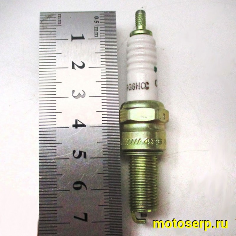 Купить  Свеча зажигания ( 6) RG6HC (малая) AS200, NS200, Avenger,DOMINAR (шт) (Bajaj DK111028 купить с доставкой по Москве и России, цена, технические характеристики, комплектация фото  - motoserp.ru