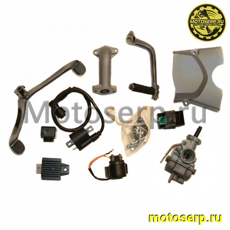 Купить  Двигатель  в сб.  72cc CAB 147FMB (БЕЗНОМЕРНОЙ), 4Т, мех 4ск, верхн э/старт, (реле-регулятор,коммутатор,карбюратор) (шт) (ML 2393  купить с доставкой по Москве и России, цена, технические характеристики, комплектация фото  - motoserp.ru