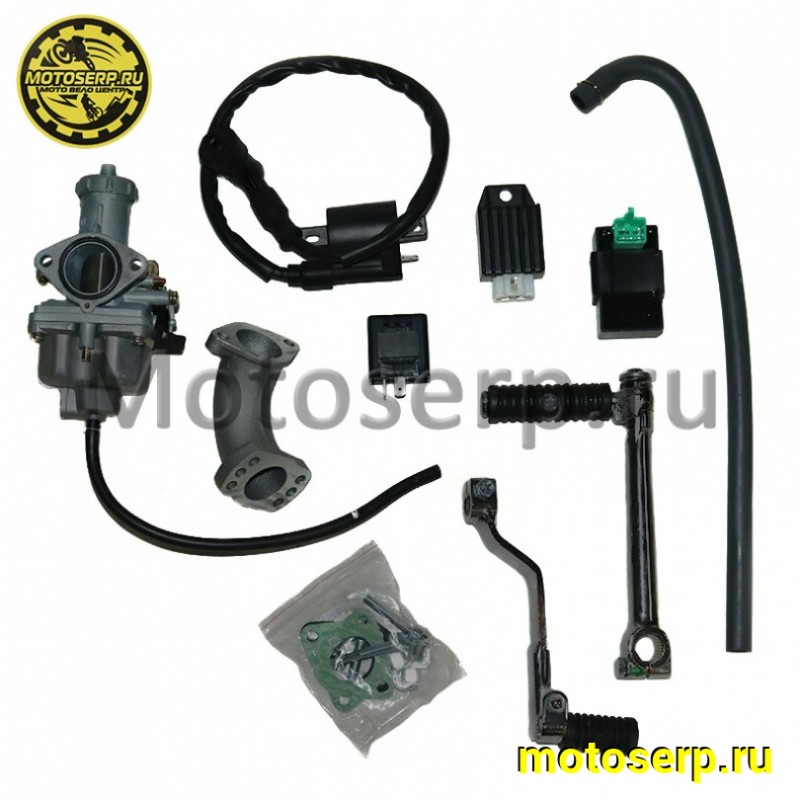 Купить  Двигатель  в сб. 140cc CAB 1P56FMJ (YX) (W063)  4Т, мех 4ск, кикстарт, (шт) (ML 5442 купить с доставкой по Москве и России, цена, технические характеристики, комплектация фото  - motoserp.ru