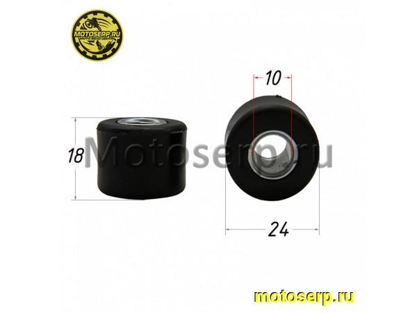 Купить  Сайлентблок (D-24mm, d-10mm, L-18mm) цветные в амортизатор (шт) (ANKON 011561 (ANKON 012492 (ANKON 012451 (ANKON 012491 (ANKON 012441 купить с доставкой по Москве и России, цена, технические характеристики, комплектация фото  - motoserp.ru