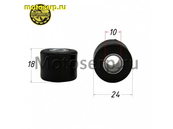 Купить  Сайлентблок (D-24mm, d-10mm, L-18mm) цветные в амортизатор (шт) (ANKON 011561 (ANKON 012492 (ANKON 012451 (ANKON 012491 (ANKON 012441 купить с доставкой по Москве и России, цена, технические характеристики, комплектация фото  - motoserp.ru