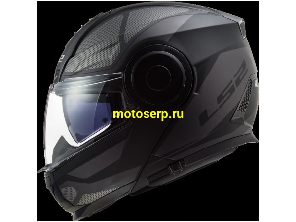 Купить  Шлем трансформер (модуляр) LS2 FF902 SCOPE AXIS Black Titanium XL (шт) (LS2 купить с доставкой по Москве и России, цена, технические характеристики, комплектация фото  - motoserp.ru