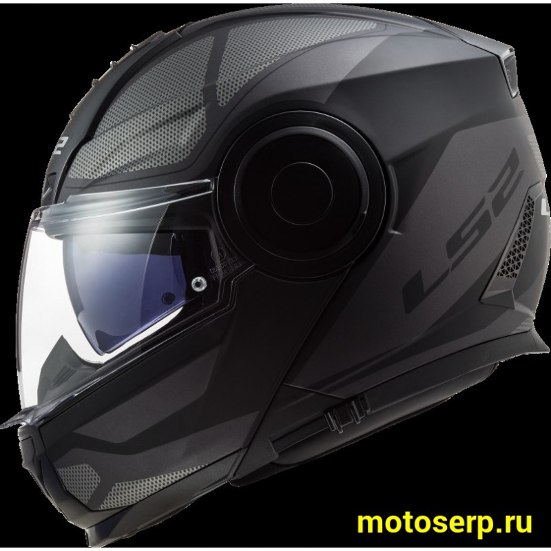 Купить  Шлем трансформер (модуляр) LS2 FF902 SCOPE AXIS Black Titanium XL (шт) (LS2 купить с доставкой по Москве и России, цена, технические характеристики, комплектация фото  - motoserp.ru