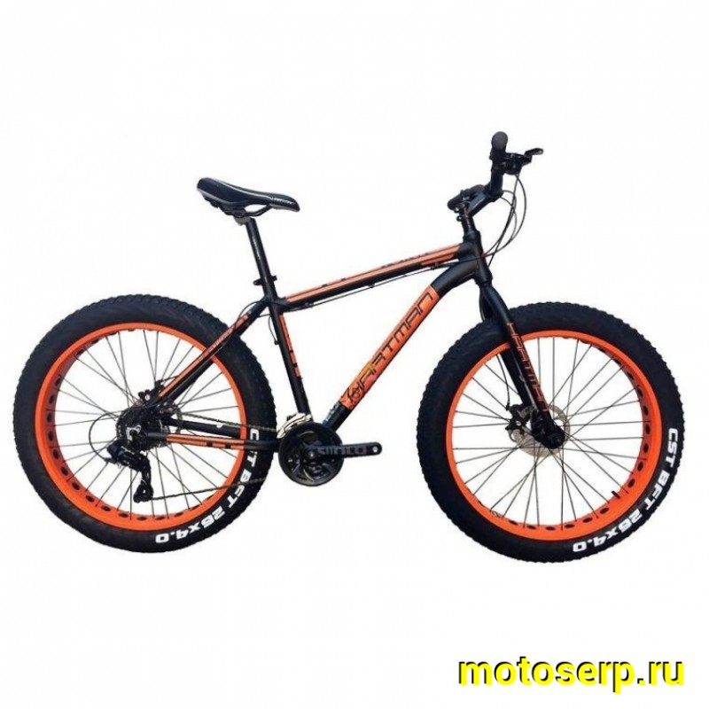 Купить  ====26" FAT LINK CAIMAN (Линк Кайман) 26"; 21ск; рама-сталь; тормоз-Disk; вилка-стальная жесткая (шт) (MM 28826 (0 купить с доставкой по Москве и России, цена, технические характеристики, комплектация фото  - motoserp.ru
