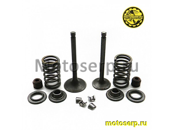 Купить  Клапан Yamaha YBR125 (впуск/выпуск) (D-26mm, d-22mm, L-65mm, l-64mm, T-5mm, t-5mm) (комп) (Мир 32918 (MT G-403 купить с доставкой по Москве и России, цена, технические характеристики, комплектация фото  - motoserp.ru