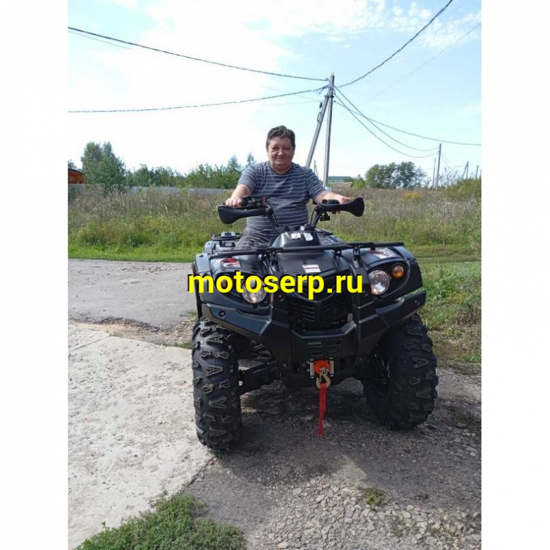 Купить  500сс Квадроцикл BALTMOTORS BM500 EFI (ЭПТС), черный, темно-зеленый,  утилит. 4х4, 491сс ; механ. с вариат; реверс , лебедка, фарк, спинка (шт) (BL купить с доставкой по Москве и России, цена, технические характеристики, комплектация фото  - motoserp.ru
