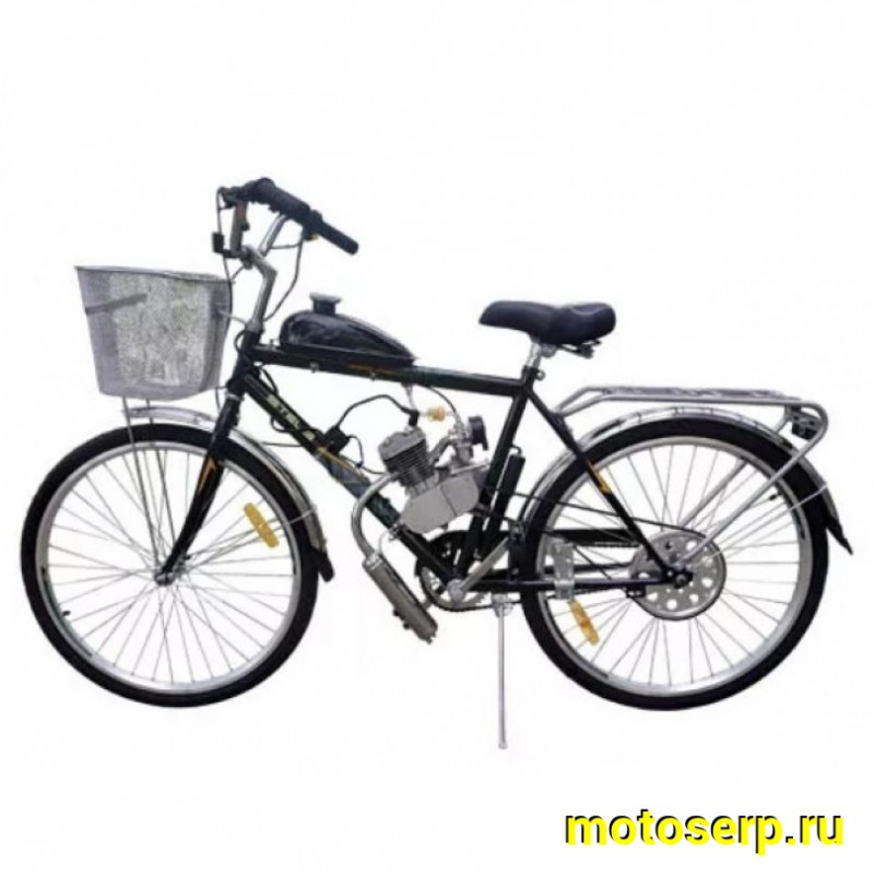 Купить  Мотокомплект с мотором F80 STELS NAVIGATOR 200 (Gent) (Стелс Навигатор 200) (Муж) 2так, колеса 28", CDI, 3лс. (шт) (Мир 60818 купить с доставкой по Москве и России, цена, технические характеристики, комплектация фото  - motoserp.ru