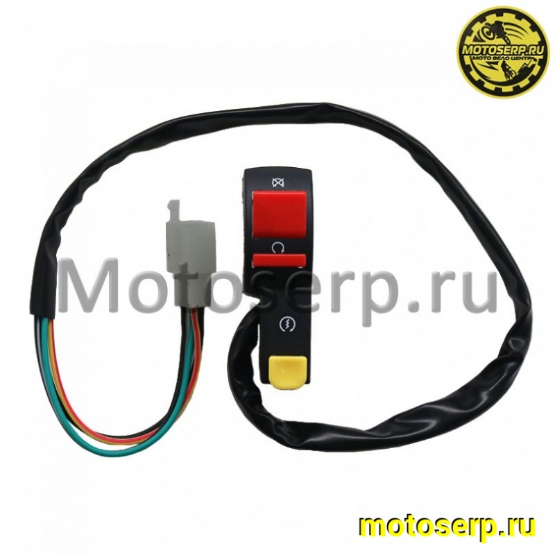Купить  Переключатели руля (ПК) блок переключателя (4 пров.) Питбайк, CG150/CB250 (зажигание+стартер) (шт) (ML 5568  (MOTO-SKUTER 9949 купить с доставкой по Москве и России, цена, технические характеристики, комплектация фото  - motoserp.ru
