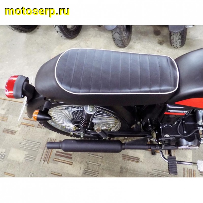 Купить  ====Мопед MM VEGA-50 (Вега 50) 50сс 4Т, Каферейсер, реплика ХОНДА БЕНЛИ 50, колеса 17", 72 спиц на колесе. Бар/Бар (зал) (шт) 01100 (MM купить с доставкой по Москве и России, цена, технические характеристики, комплектация фото  - motoserp.ru