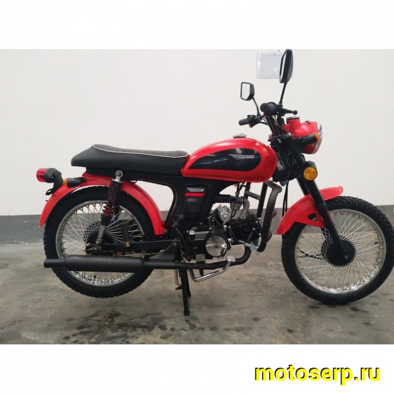 Купить  ====Мопед MM VEGA-50 (Вега 50) 50сс 4Т, Каферейсер, реплика ХОНДА БЕНЛИ 50, колеса 17", 72 спиц на колесе. Бар/Бар (зал) (шт) 01100 (MM купить с доставкой по Москве и России, цена, технические характеристики, комплектация фото  - motoserp.ru