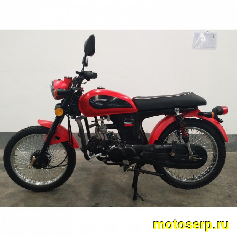 Купить  ====Мопед MM VEGA-50 (Вега 50) 50сс 4Т, Каферейсер, реплика ХОНДА БЕНЛИ 50, колеса 17", 72 спиц на колесе. Бар/Бар (зал) (шт) 01100 (MM купить с доставкой по Москве и России, цена, технические характеристики, комплектация фото  - motoserp.ru