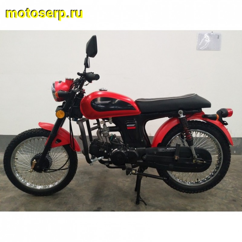 Купить  ====Мопед MM VEGA-50 (Вега 50) 50сс 4Т, Каферейсер, реплика ХОНДА БЕНЛИ 50, колеса 17", 72 спиц на колесе. Бар/Бар (зал) (шт) 01100 (MM купить с доставкой по Москве и России, цена, технические характеристики, комплектация фото  - motoserp.ru