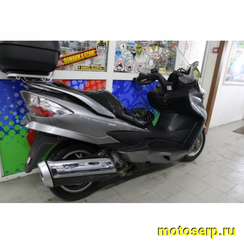 Купить  ====Максискутер SUZUKI SkyWave 400 ABS 2009г.в. Из Японии,без пробега по РФ купить с доставкой по Москве и России, цена, технические характеристики, комплектация фото  - motoserp.ru