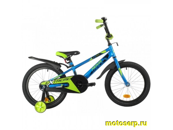 Купить  ====18" NOVATRACK EXTREME (Новатрек Экстрим) 18"; 1ск; рама-сталь; тормоз-ножной (шт) (0  купить с доставкой по Москве и России, цена, технические характеристики, комплектация фото  - motoserp.ru