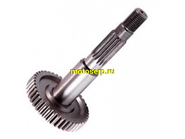 Купить  Шестерня - вал редукт вторичный Yamaha JOG50 (L=126 mm) c шестерней (42Т,16T) (шт) (0 купить с доставкой по Москве и России, цена, технические характеристики, комплектация фото  - motoserp.ru