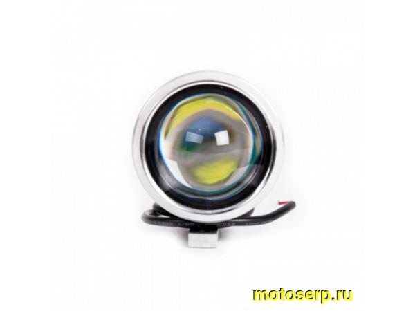 Купить  Фара, Светодиодная оптика 60ММ 30W (шт) (ФБ U2U3 SILVER купить с доставкой по Москве и России, цена, технические характеристики, комплектация фото  - motoserp.ru