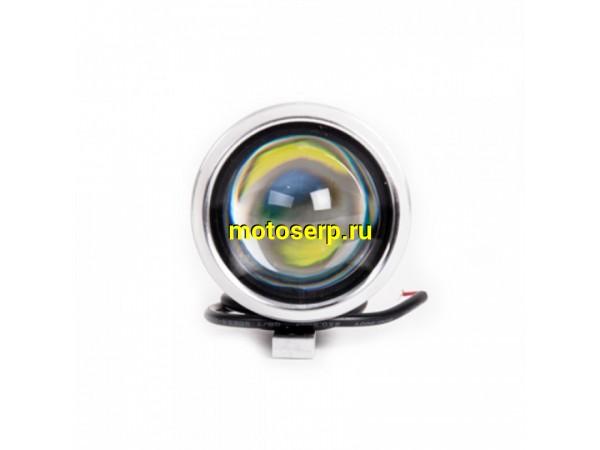 Купить  Фара, Светодиодная оптика 60ММ 30W (шт) (ФБ U2U3 SILVER купить с доставкой по Москве и России, цена, технические характеристики, комплектация фото  - motoserp.ru