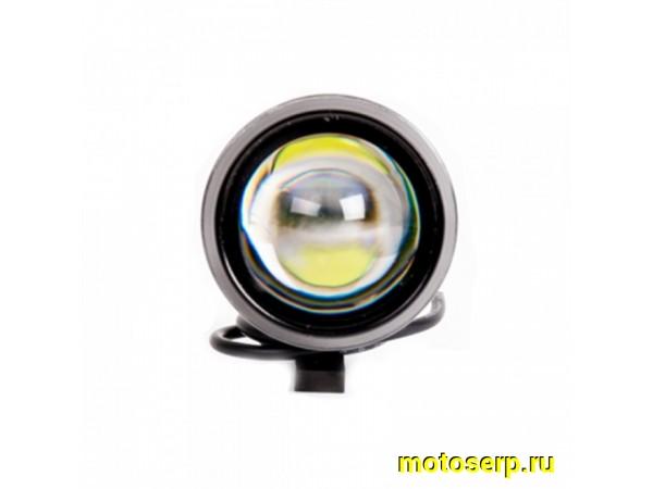 Купить  ====Фара, Светодиодная оптика  60ММ 30W (шт) (ФБ U2U3 BLACK купить с доставкой по Москве и России, цена, технические характеристики, комплектация фото  - motoserp.ru