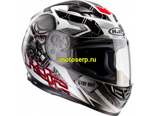 Купить  ====Шлем закрытый HJC CS15 RAFU MC1 L, 81231 (шт) JP купить с доставкой по Москве и России, цена, технические характеристики, комплектация фото  - motoserp.ru