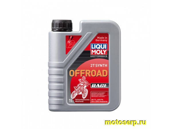 Купить  Масло LiquiMoly 2Т Motorbike 2T Synth Offroad Race синт. для мотоциклов 1л (шт) (LM 3063 купить с доставкой по Москве и России, цена, технические характеристики, комплектация фото  - motoserp.ru