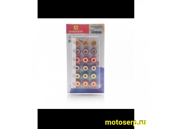 Купить  Грузики вариатора (набор 18шт) 152QMI 157QMJ 158QMJ R18*14 (13гр.,14гр.,15гр.,16гр.,17гр.,18гр.) "DONGXIN" (комп) (ANKON 027971 купить с доставкой по Москве и России, цена, технические характеристики, комплектация фото  - motoserp.ru