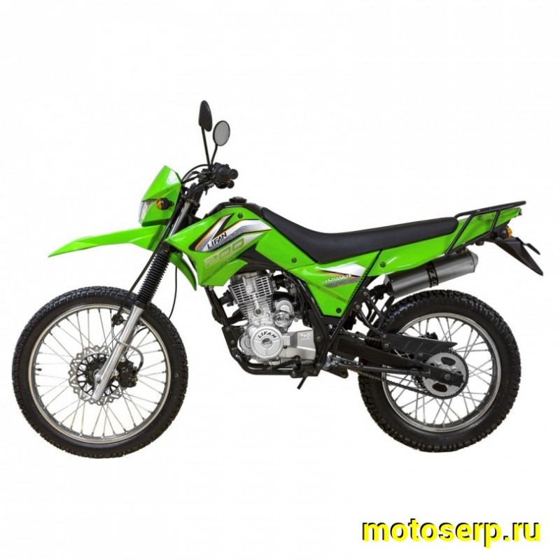 Купить  ====Эндуро Мотоцикл LIFAN LF200GY-3B (Off road tire) (ПТС), 21/18, 200cc,4Т, 5 перед., возд.охл., зелен. (шт) (Lifan (MM 39014 купить с доставкой по Москве и России, цена, технические характеристики, комплектация фото  - motoserp.ru