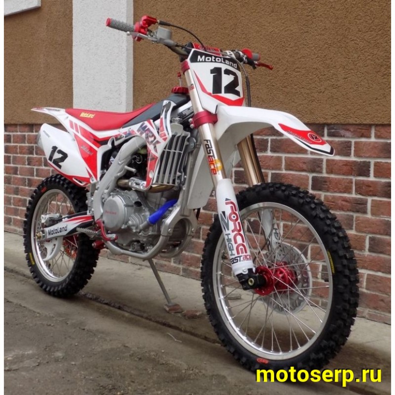 Купить  ====Кросс Мотоцикл Motoland КРОСС 450 WRX450 NC (спорт), 21/18, ФАРА В КОМПЛ. 450сс,ZS194MQ,6 ск.,жидк.охл, FAST ACE, алюм. рама,  диск (шт) (ML 9538 купить с доставкой по Москве и России, цена, технические характеристики, комплектация фото  - motoserp.ru