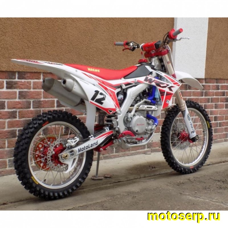 Купить  ====Кросс Мотоцикл Motoland КРОСС 450 WRX450 NC (спорт), 21/18, ФАРА В КОМПЛ. 450сс,ZS194MQ,6 ск.,жидк.охл, FAST ACE, алюм. рама,  диск (шт) (ML 9538 купить с доставкой по Москве и России, цена, технические характеристики, комплектация фото  - motoserp.ru