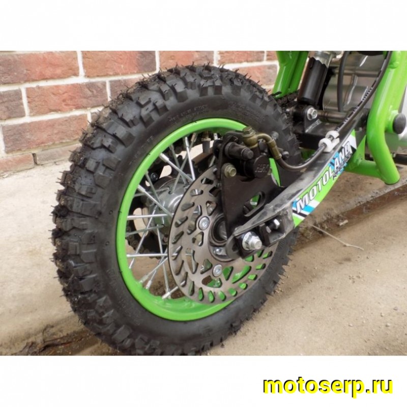 Купить  ====Питбайк Motoland КРОСС CRF 10 (спортинв), 70сс, 4Т,зеленый .возд.охл.,АВТОМАТ, эл-стартер, диск/диск ,12"/10" (шт) (ML 9540  купить с доставкой по Москве и России, цена, технические характеристики, комплектация фото  - motoserp.ru