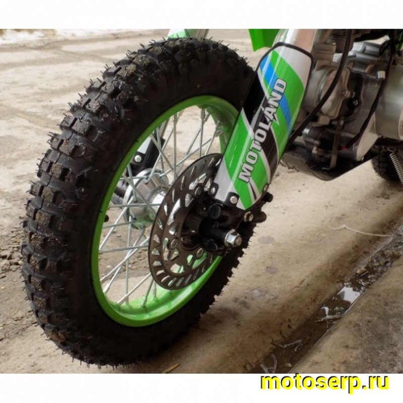 Купить  ====Питбайк Motoland КРОСС CRF 10 (спортинв), 70сс, 4Т,зеленый .возд.охл.,АВТОМАТ, эл-стартер, диск/диск ,12"/10" (шт) (ML 9540  купить с доставкой по Москве и России, цена, технические характеристики, комплектация фото  - motoserp.ru