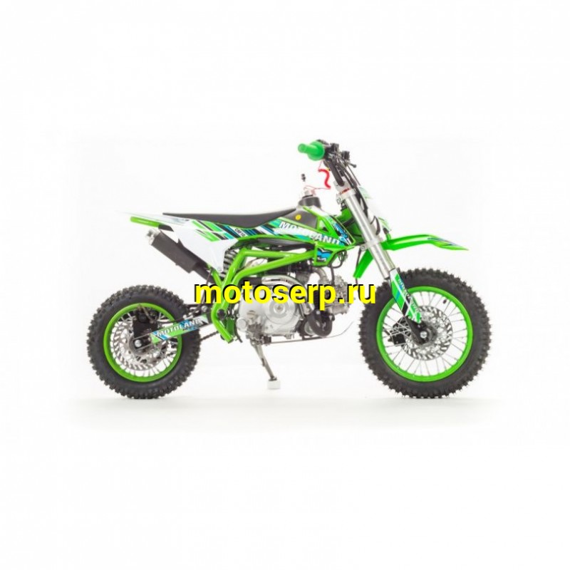 Купить  ====Питбайк Motoland КРОСС CRF 10 (спортинв), 70сс, 4Т,зеленый .возд.охл.,АВТОМАТ, эл-стартер, диск/диск ,12"/10" (шт) (ML 9540  купить с доставкой по Москве и России, цена, технические характеристики, комплектация фото  - motoserp.ru