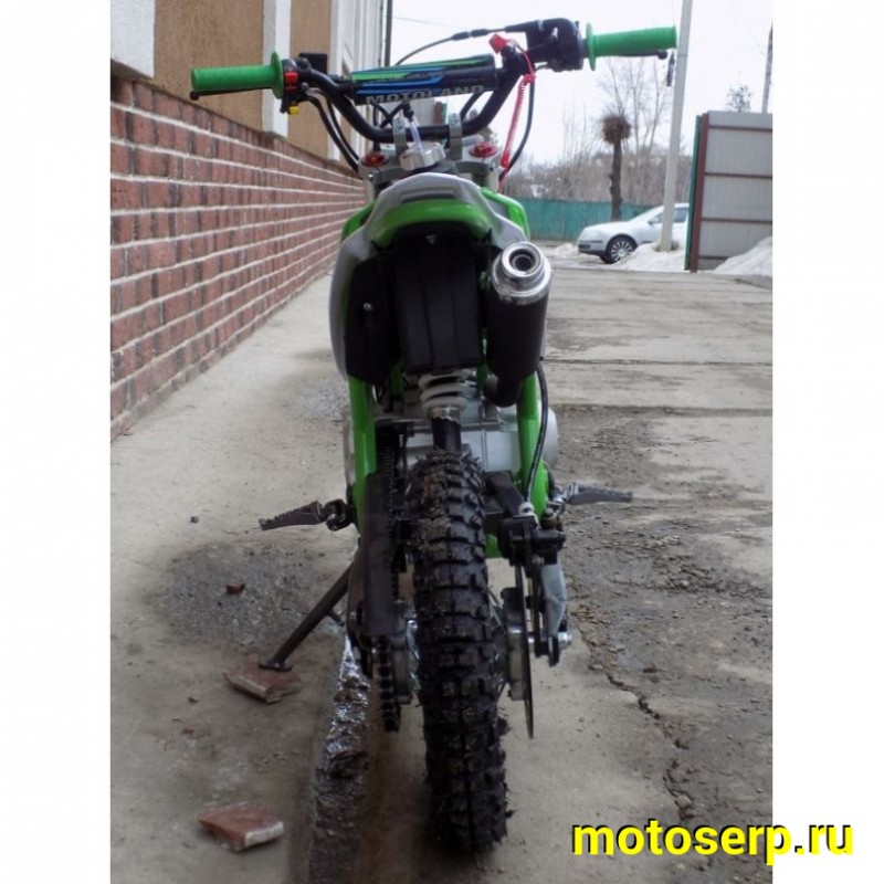 Купить  ====Питбайк Motoland КРОСС CRF 10 (спортинв), 70сс, 4Т,зеленый .возд.охл.,АВТОМАТ, эл-стартер, диск/диск ,12"/10" (шт) (ML 9540  купить с доставкой по Москве и России, цена, технические характеристики, комплектация фото  - motoserp.ru
