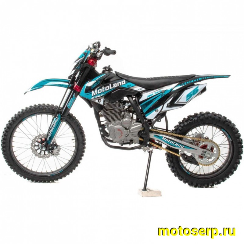 Купить  Мотоцикл Кросс/Эндуро Motoland 250 CRF (спортинв), 21/18,  250сс, 172FMM, 4 такт.,5 перед.,диск. торм. синий (шт) (ML 19107 (0 купить с доставкой по Москве и России, цена, технические характеристики, комплектация фото  - motoserp.ru