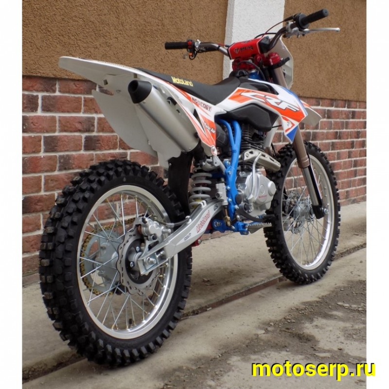 Купить  Мотоцикл Кросс/Эндуро Motoland 250 CRF (спортинв), 21/18,  250сс, 172FMM, 4 такт.,5 перед.,диск. торм. синий (шт) (ML 19107 (0 купить с доставкой по Москве и России, цена, технические характеристики, комплектация фото  - motoserp.ru