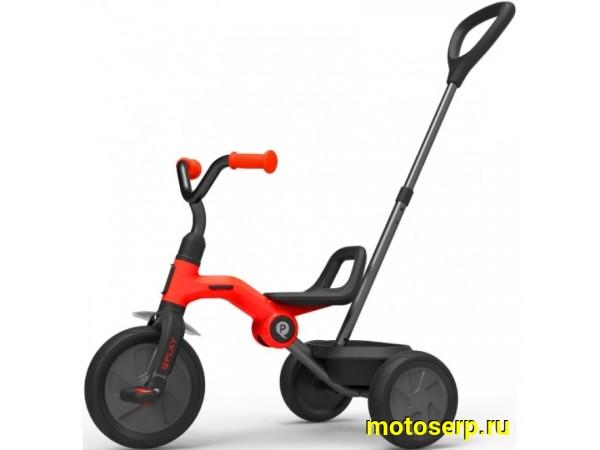 Купить  ====Велосипед QPLAY LH510R 3-х колес с ручкой, багажник, колеса EVA 9"/7" (шт) (Гусев купить с доставкой по Москве и России, цена, технические характеристики, комплектация фото  - motoserp.ru