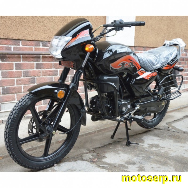 Купить  Мопед MM SIGMA SPORT 50 (VRX) (Сигма спорт)  50сс; колеса диск/барабан,  2.75-18" / 3.00-18", 4х КПП (шт) 01250 (MM купить с доставкой по Москве и России, цена, технические характеристики, комплектация фото  - motoserp.ru