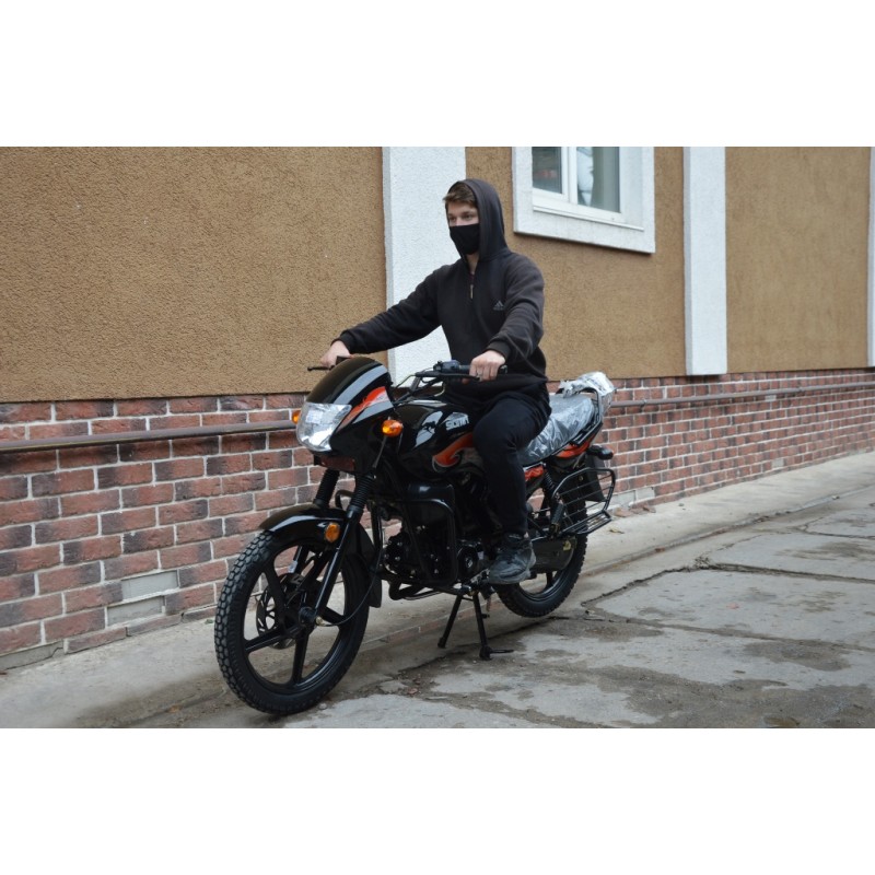 Купить  Мопед MM SIGMA SPORT 50 (VRX) (Сигма спорт)  50сс; колеса диск/барабан,  2.75-18" / 3.00-18", 4х КПП (шт) 01250 (MM купить с доставкой по Москве и России, цена, технические характеристики, комплектация фото  - motoserp.ru